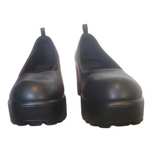 Black Chunky Lightweight Platform Mary Jane Shoes